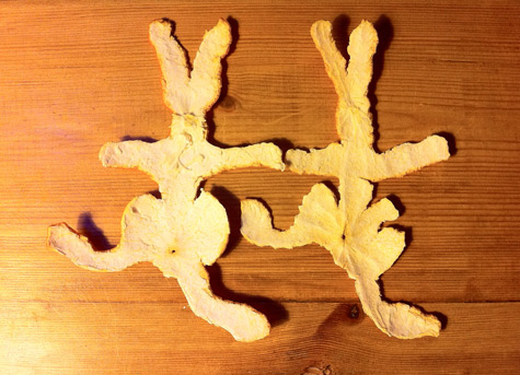 orange peel bunnies