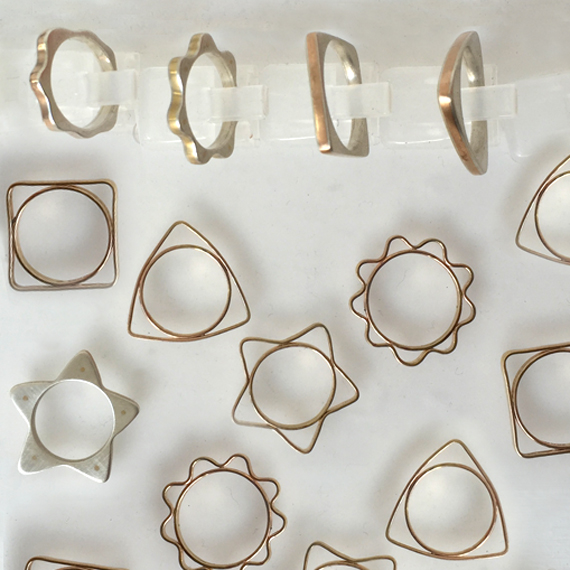 Vicky Forrester, rings, wedding rings, gold and silver, contemporary  jewellery , bespoke jewellery, jewelry. Original hand made jewellery experiences. Designed and made by hand. Each piece is hand crafted and exists as an original. Gold silver special  jewellery gifts. Made at my Flux in South London. These contemporary jewellery forms exist unique pieces as one a part of my exclusive one off bespoke jewellery collections.