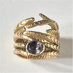 Limbic Ring, 18ct gold with spinel - Vicky Forrester