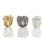 Embrace Rings, three variations - Vicky Forrester Jewellery